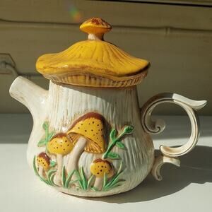 VTG Arnels 70s Mushroom teapot Merry woodland cottagecore Mushie Kitchen